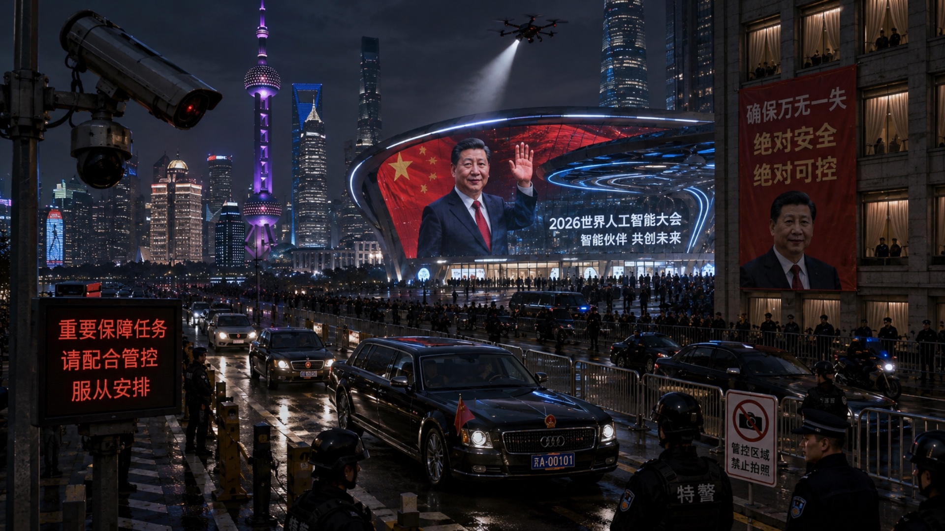 The fictional feast of artificial intelligence and the black humor of modern "defenders": review of the imperial security behind Shanghai WAIC