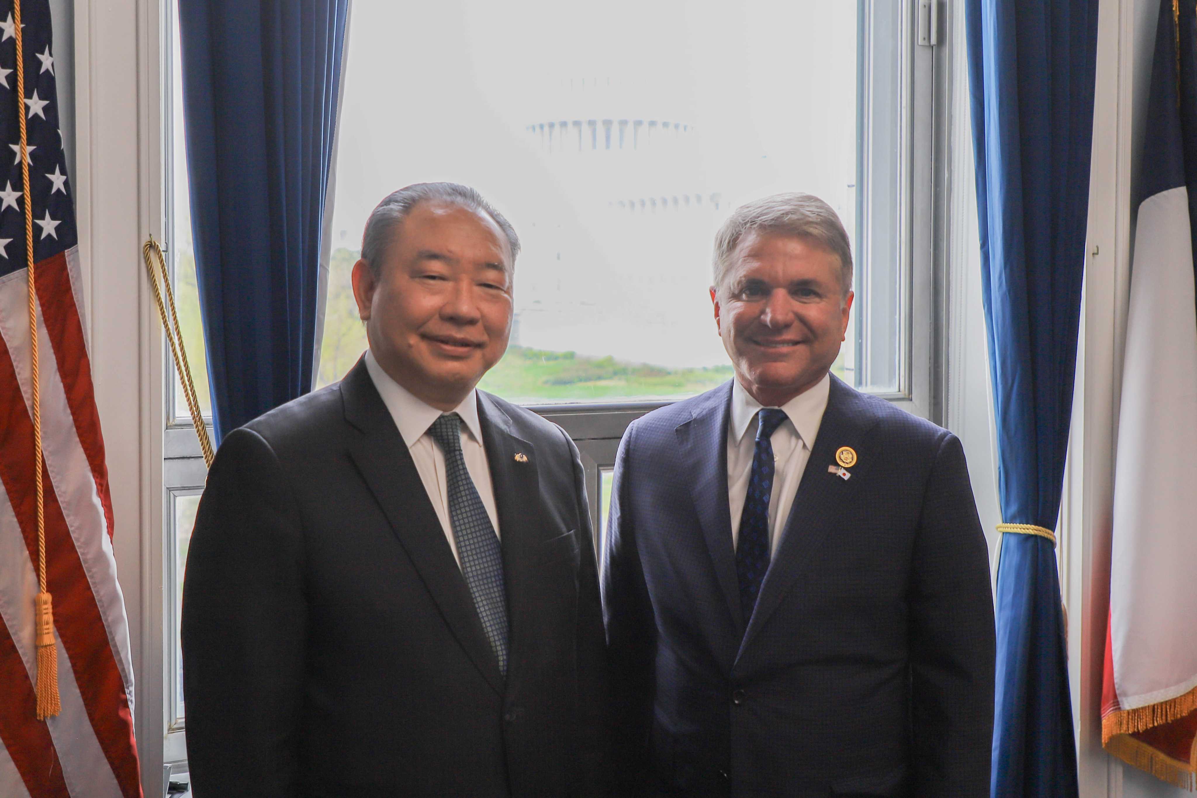 俞大㵢在美国国会活动资料图。美台非正式关系长期通过国会、代表处和安全合作维系｜来源：Taiwan News