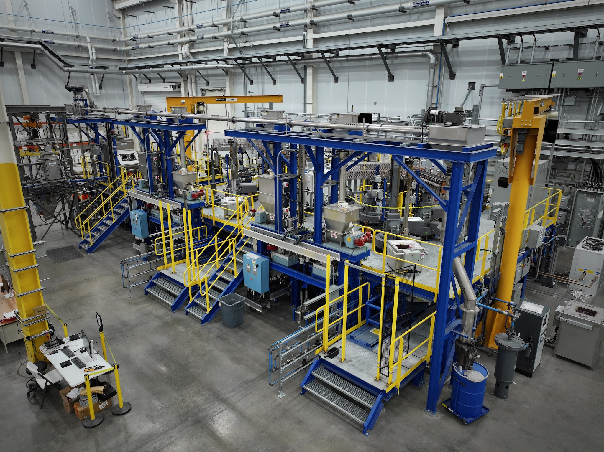 2025年MP Materials美国冶金设施生产线资料照,与Project Vault拟议矿产仓库不同|来源:MP Materials / Business Wire
