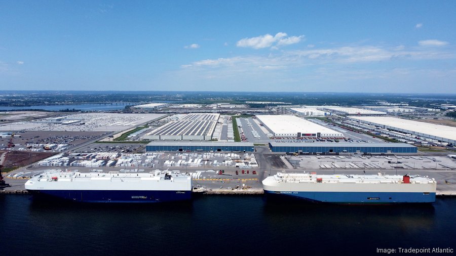 Sparrows Point工业港区资料照，非Anduril Arsenal-2现有厂房｜来源：Tradepoint Atlantic / Baltimore Business Journal