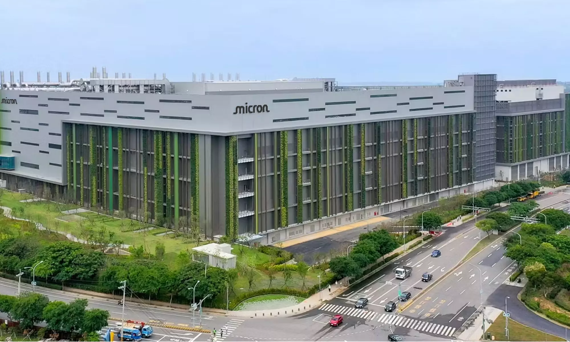 美光台中厂区官方资料照,与10月15日新启用的AATT2厂房并非同一张现场照片|来源:Micron Technology