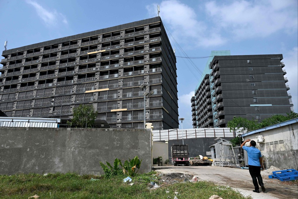 柬埔寨西哈努克港金贝四号园区资料照片，非吴恺遇害地点。来源：南华早报｜来源：https://www.scmp.com/news/china/diplomacy/article/3340256/china-keeps-pressure-cambodia-target-cross-border-fraud-and-trafficking