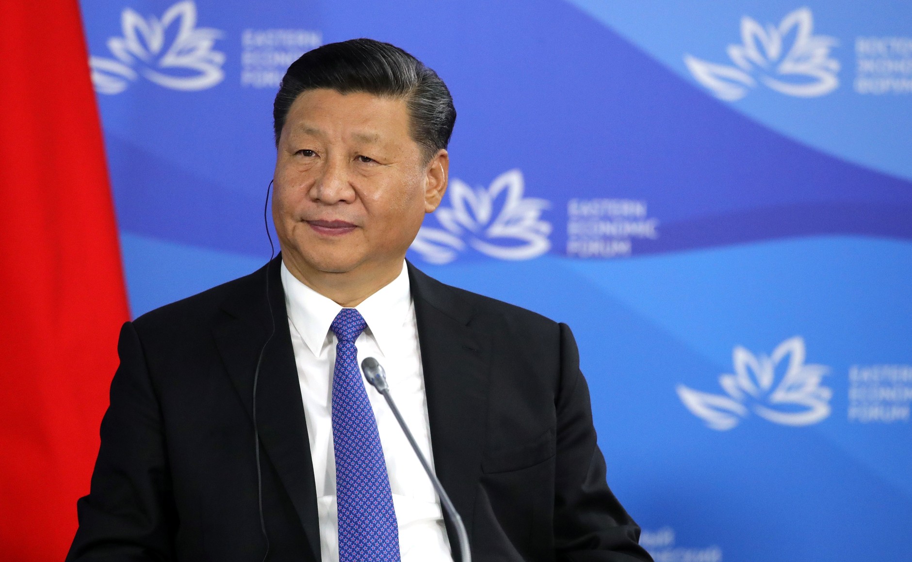 习近平2018年9月在俄罗斯与普京会晤后出席记者会的资料照片;非2018年修宪表决现场|来源:俄罗斯总统官方网站 / Wikimedia Commons CC BY 4.0
