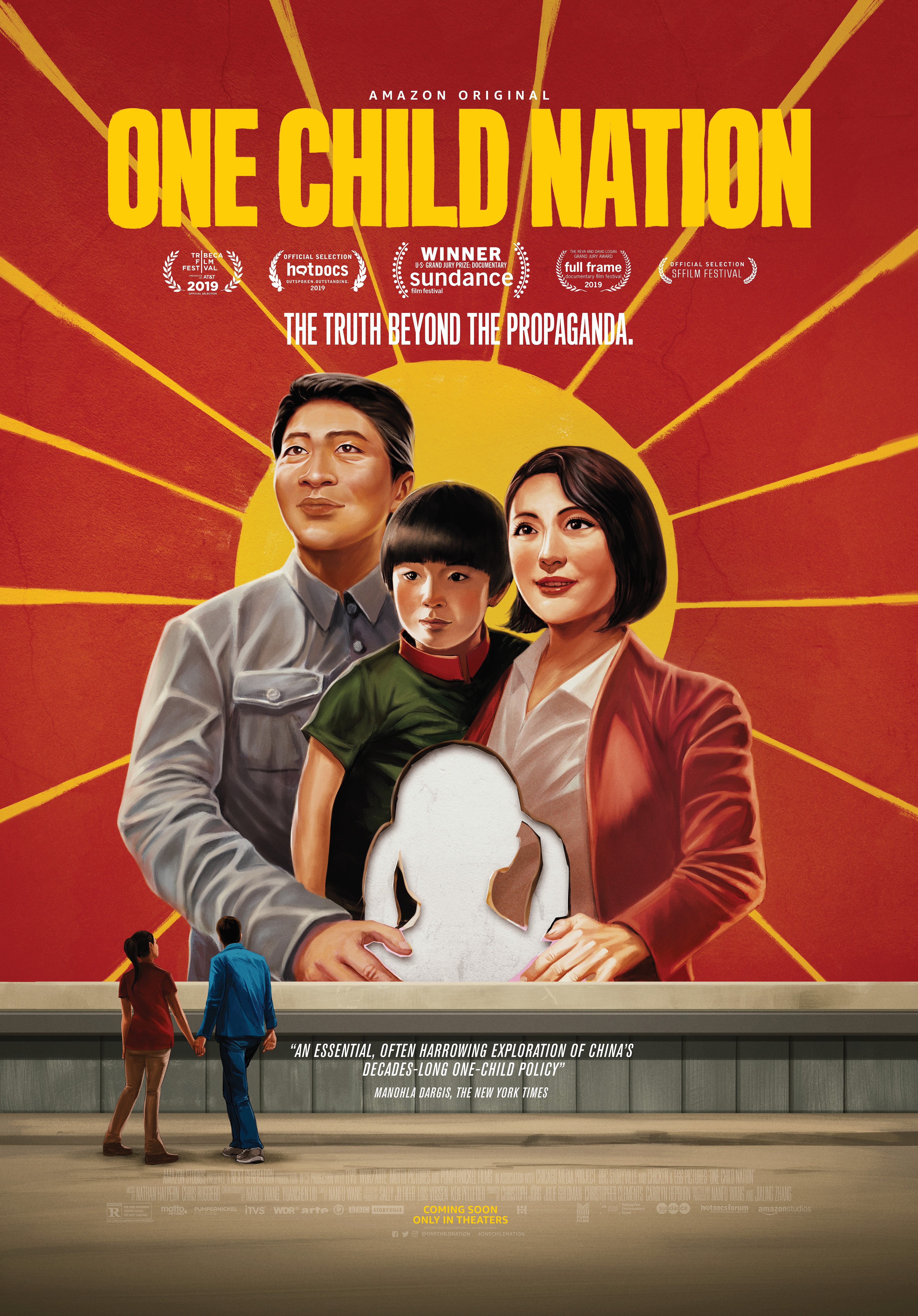 2019年纪录片《独生之国》官方海报｜来源：One Child Nation / Amazon Studios